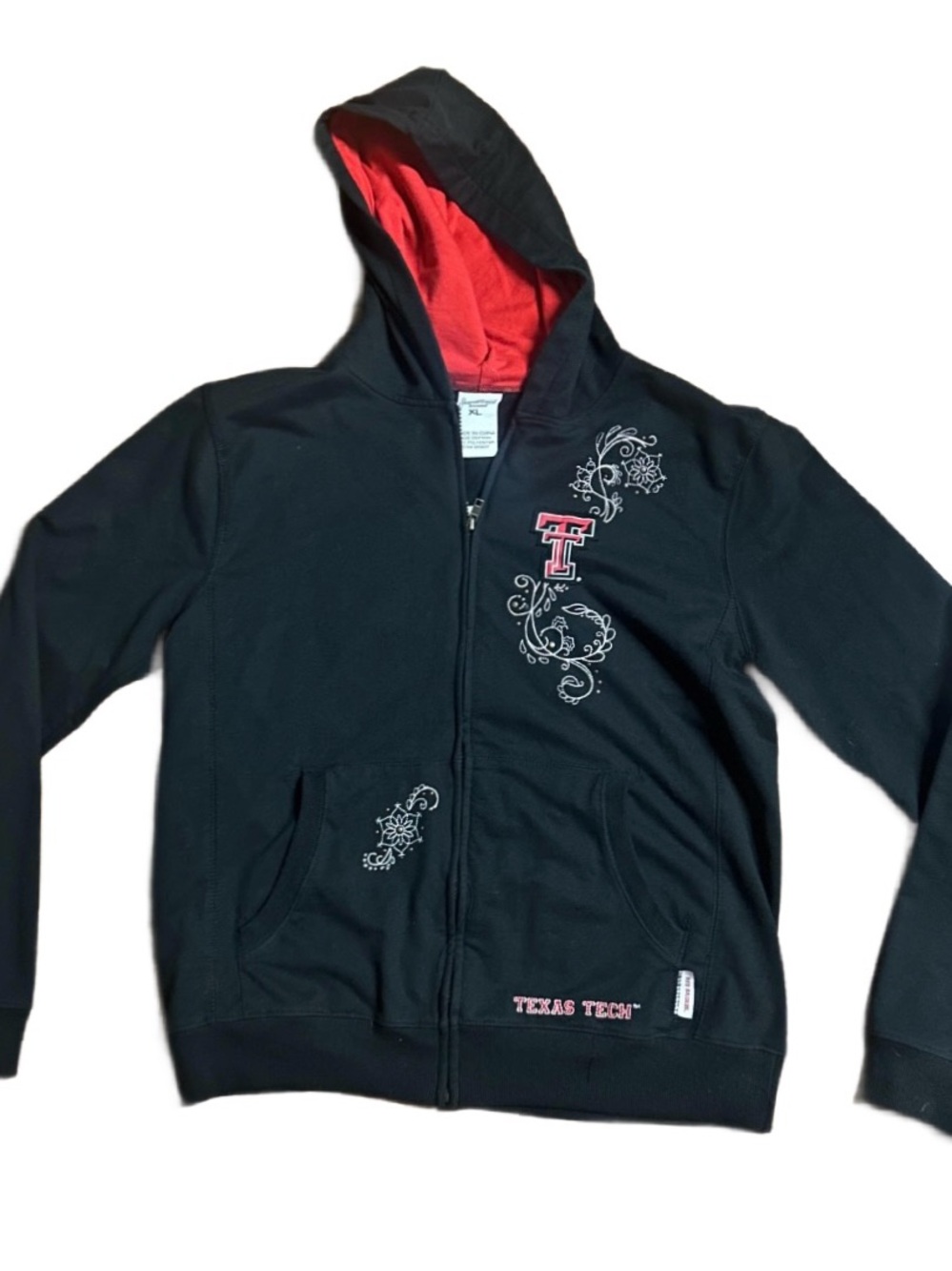 Emerson Street ~ Texas Tech ~ Women’s X-Large ~ Black & Red W/ Studded Jacket
